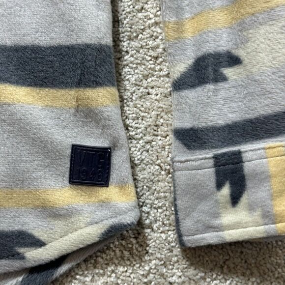 VTG 1946 Jacket NWT‎ Men's Large Gray Aztec Fleeece Full Zip Up Long Sleeve - Picture 4 of 12